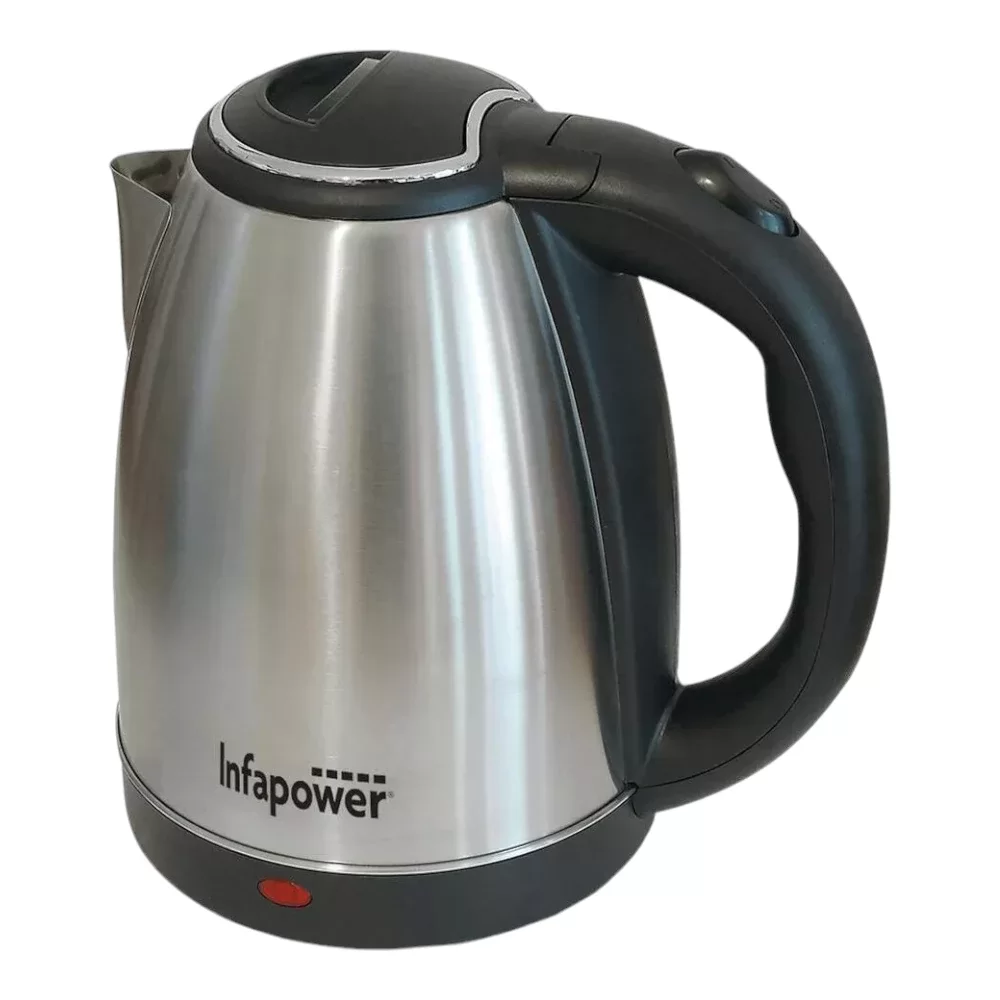 Infapower Brushed Stainless Steel Cordless Kettle 1800W 1.8L