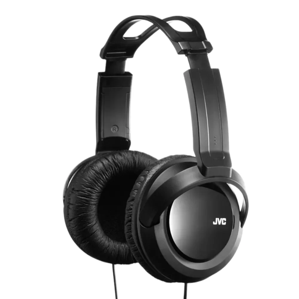 JVC HARX330 Full-Size Over-Ear Stereo Headphones - Black