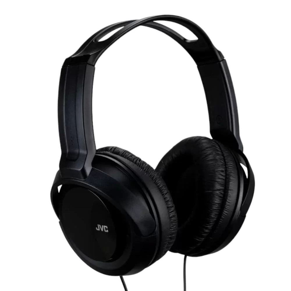 JVC HARX330 Full-Size Over-Ear Stereo Headphones - Black