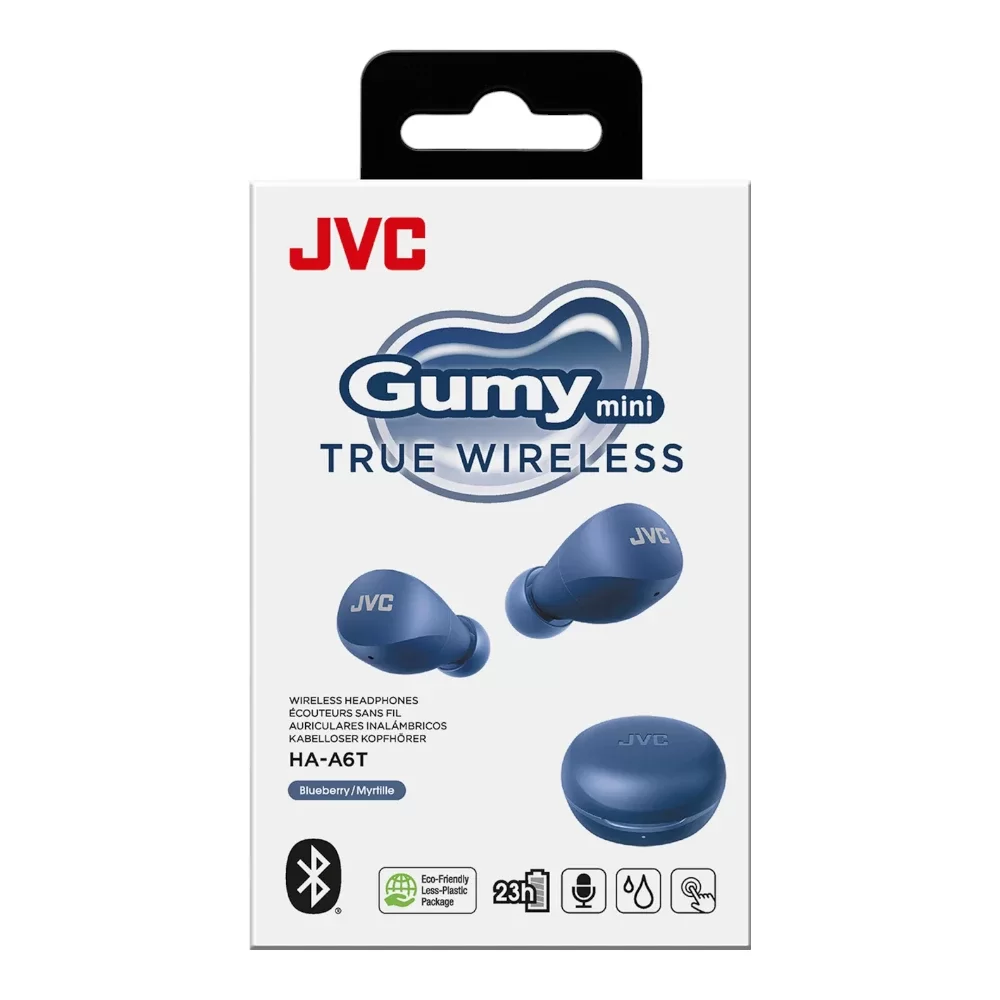 JVC HA-A6T-A Gumy Mini True Wireless Earbud - Blue