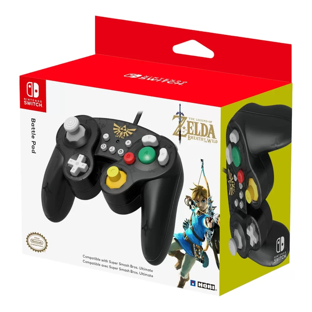 Hori Battle Pad - USB Controller for Nintendo Switch - Zelda