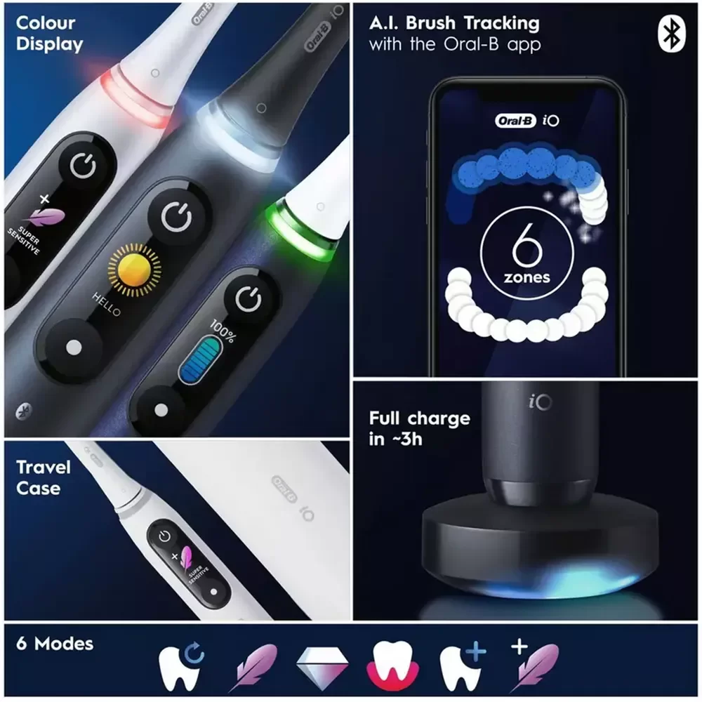 Oral-B iO Series 8 Electric Toothbrush - Black