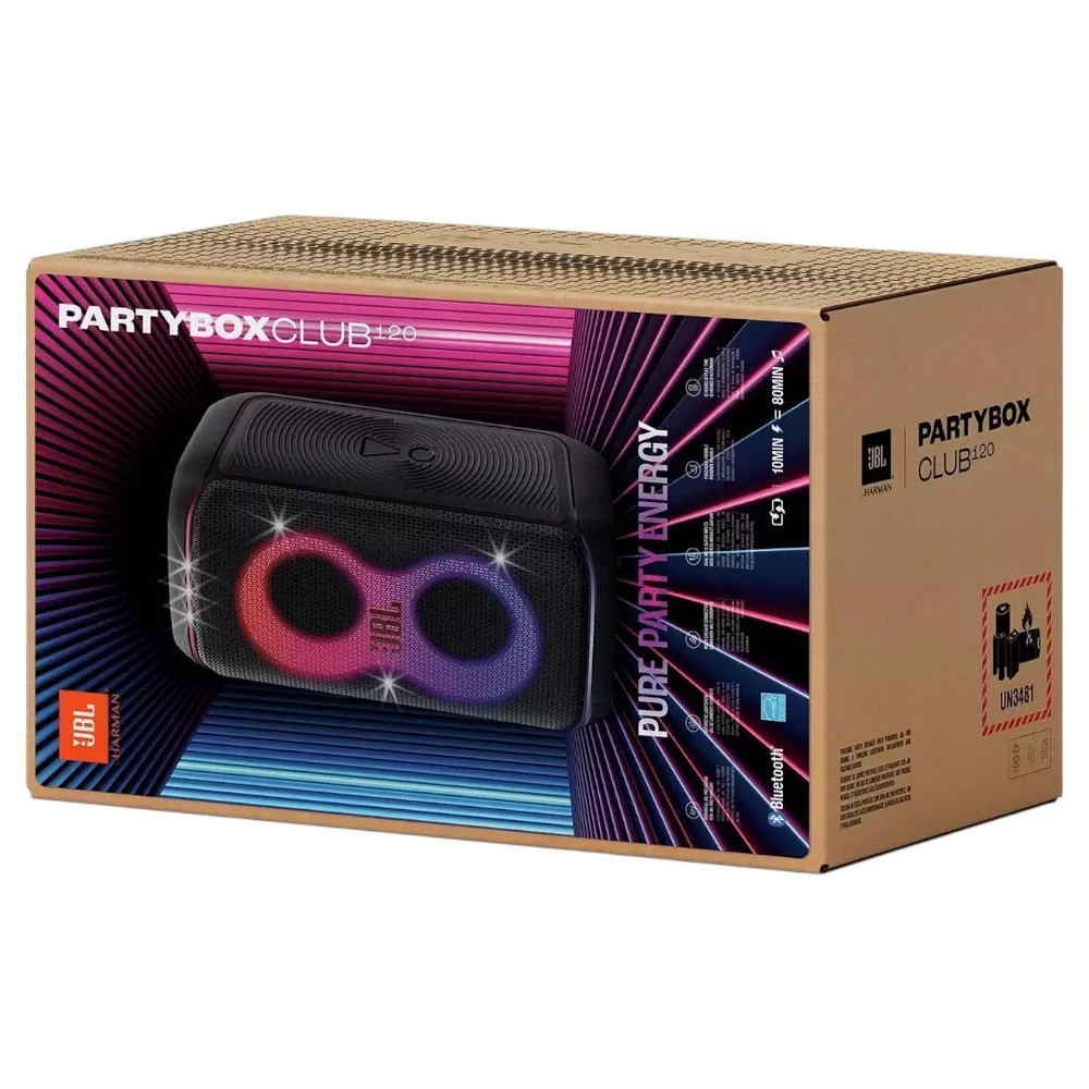 JBL PartyBox Club 120 Bluetooth Party Speaker - Black