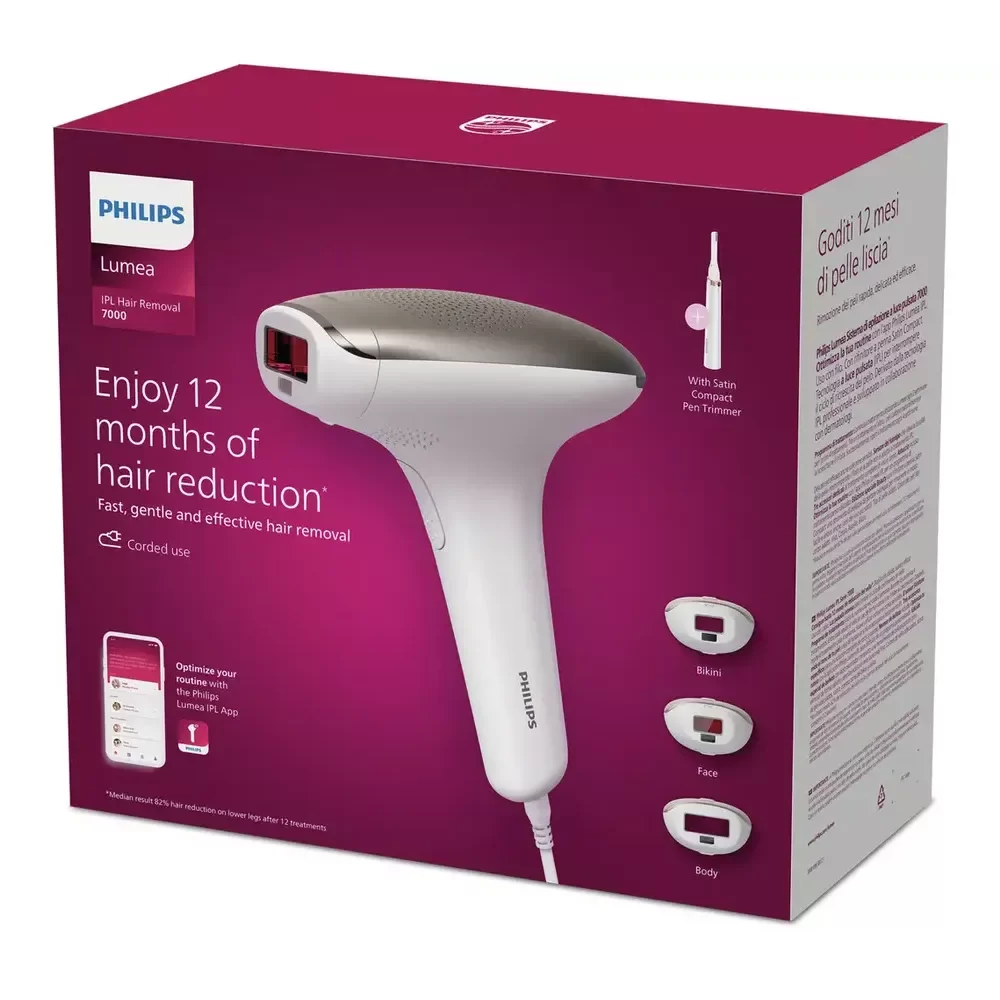 Philips Lumea Series 7000 BRI923/00 Corded IPL Hair Removal