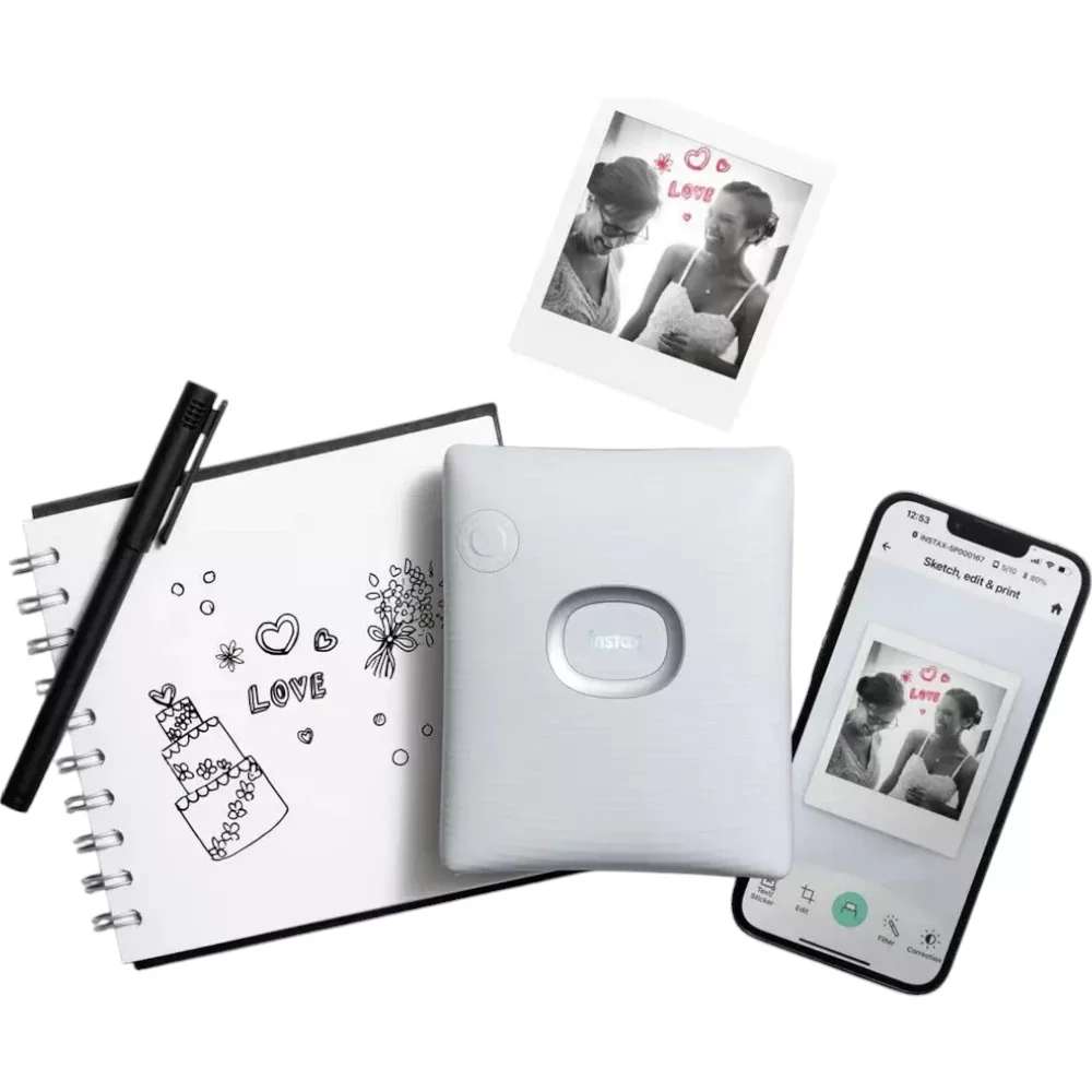 instax SQUARE Link Smartphone Printer - White