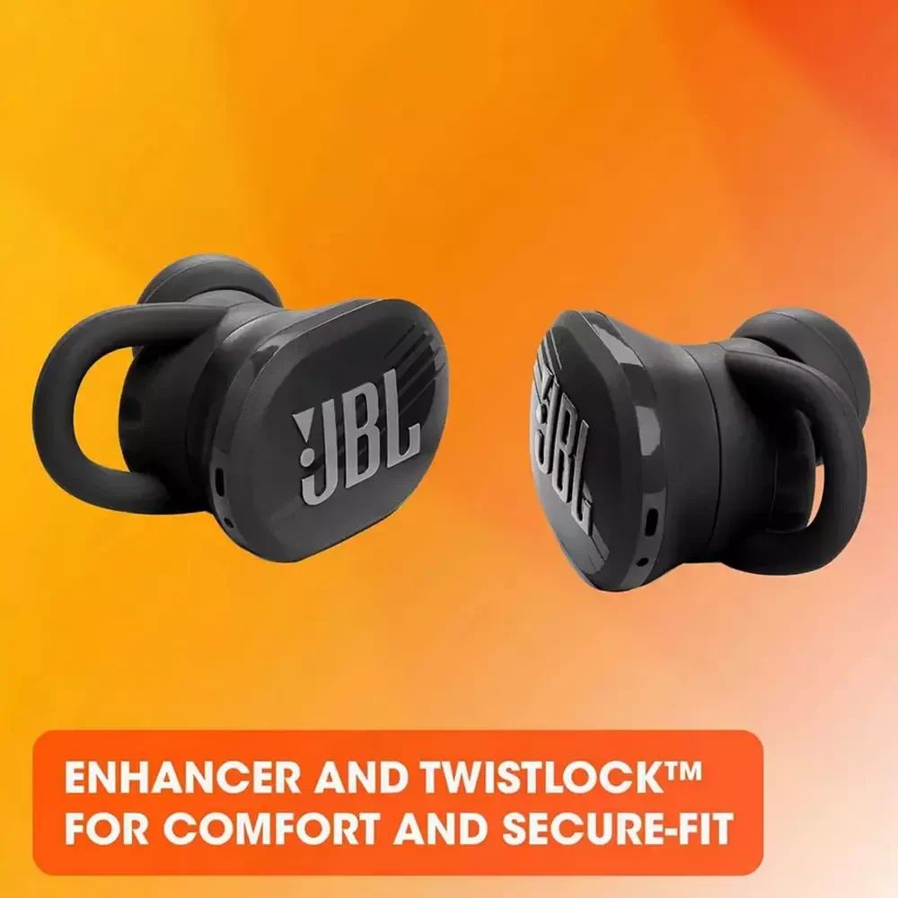 JBL Endurance Race TWS In-Ear Bluetooth Earbuds - Black