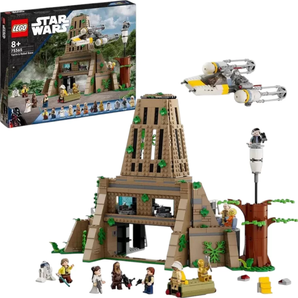 LEGO Star Wars Yavin 4 Rebel Base Set with Minifigures 75365