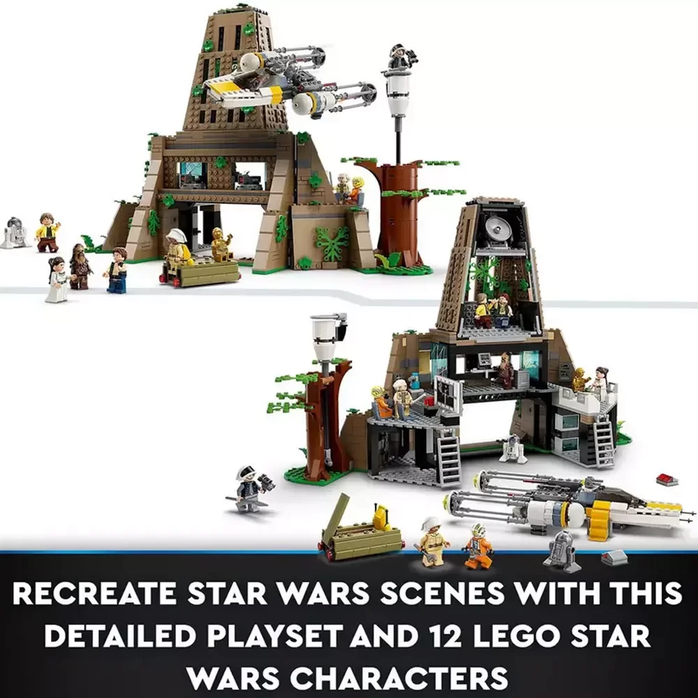 LEGO Star Wars Yavin 4 Rebel Base Set with Minifigures 75365