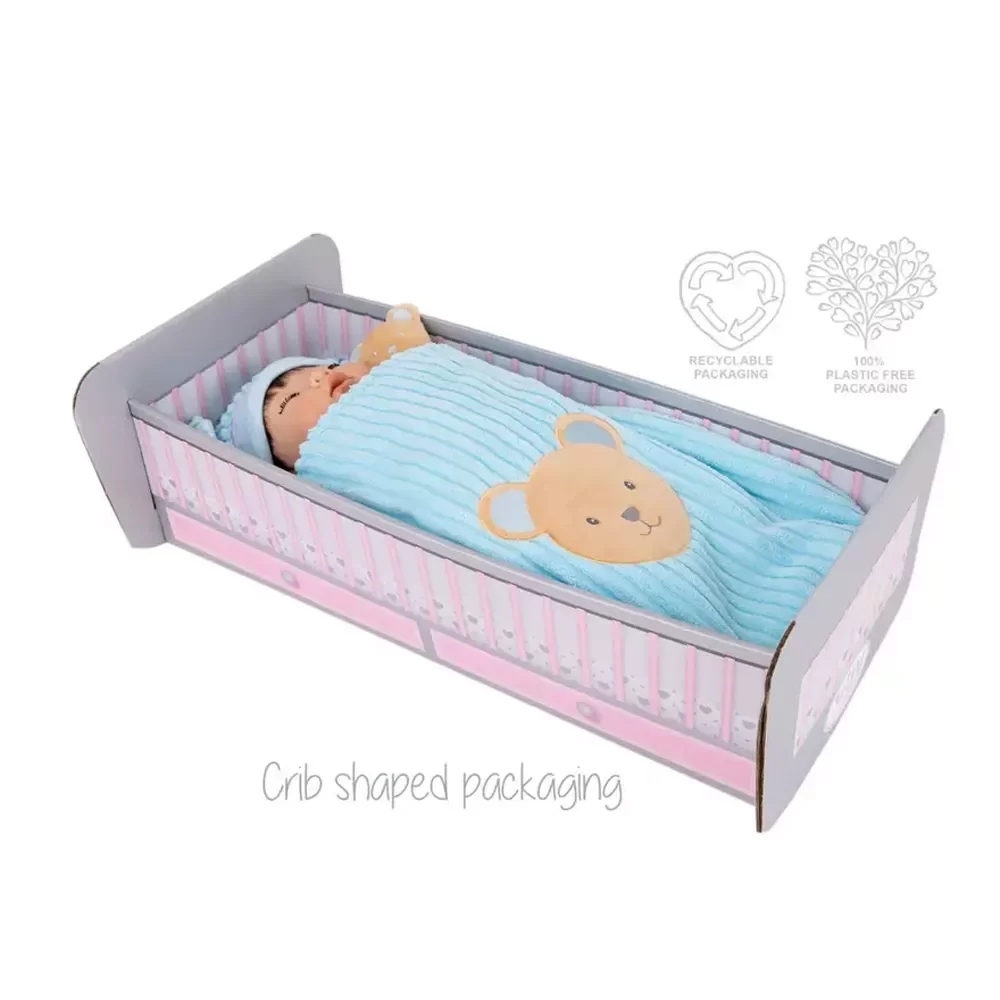 Tiny Treasures Sleepy Little Brother Baby Doll - 17inch/44cm