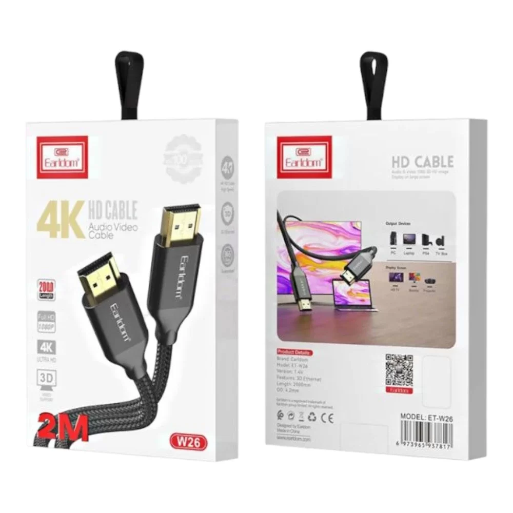 Earldom W26 4K HDMI Cable