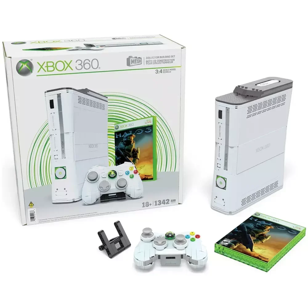 MEGA Microsoft Xbox 360 Collector Building Set (1342pcs)