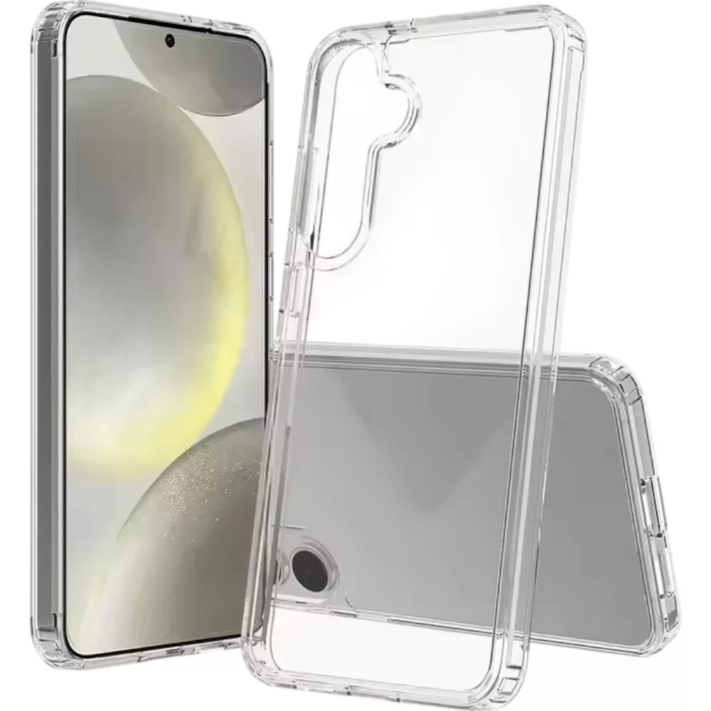 Samsung Galaxy S25 Plus Anti Shock Silicone Cover Transparent