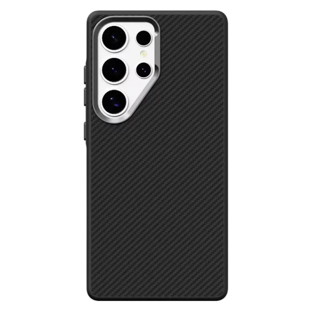 Samsung Galaxy S25 Ultra Carbon Fiber Protective Back Cover