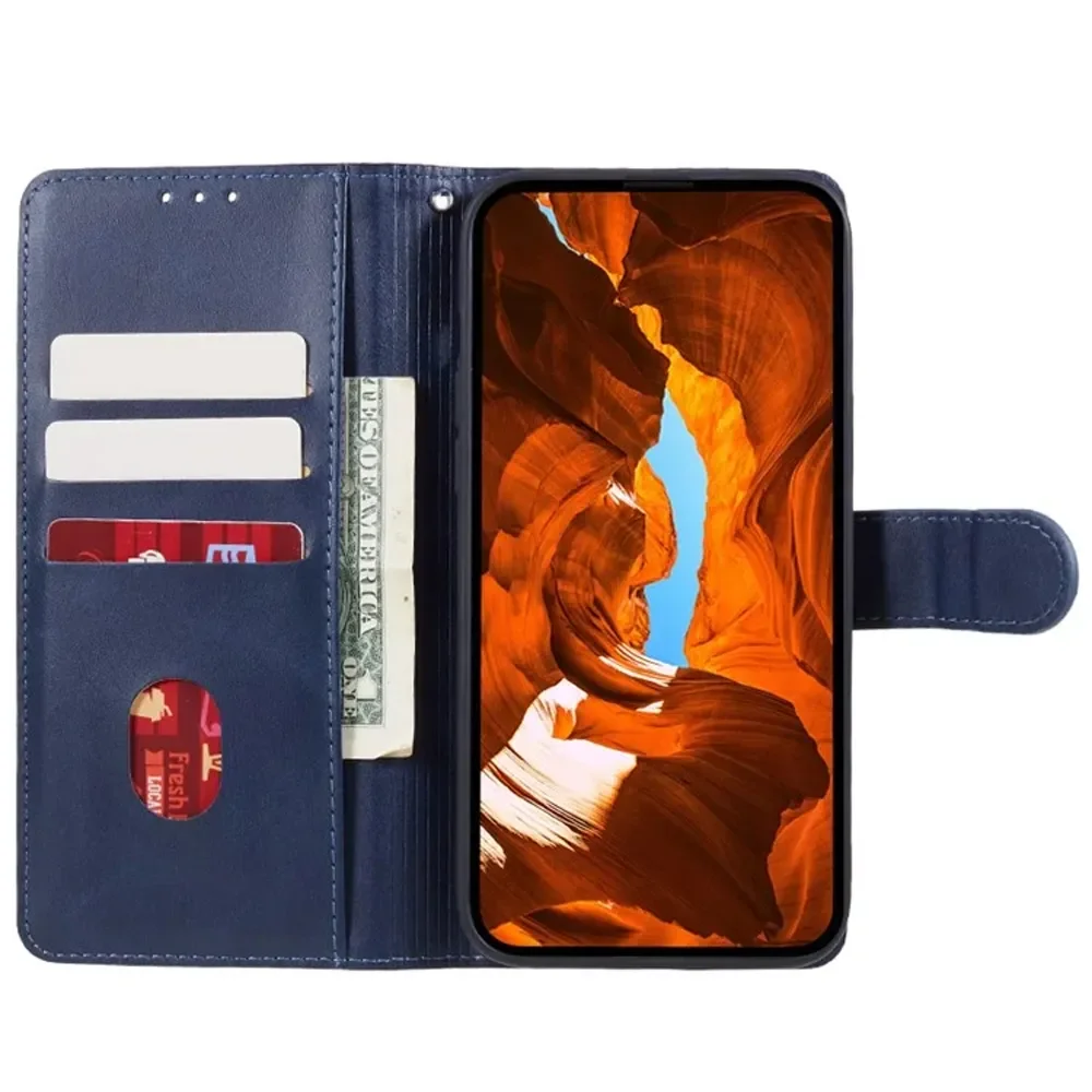 iPhone 16e Wallet With Card Slot Flip Leather Case