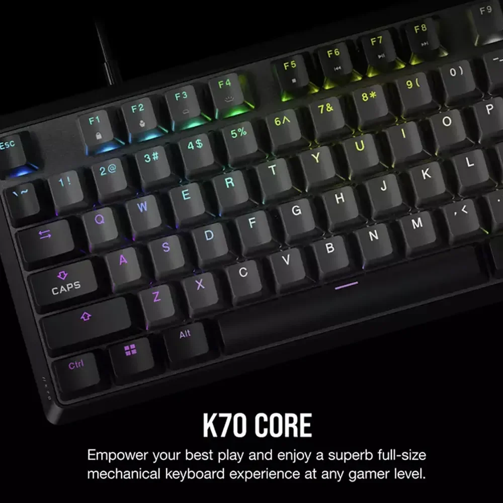 Corsair K70 CORE Wired Gaming Keyboard - Grey