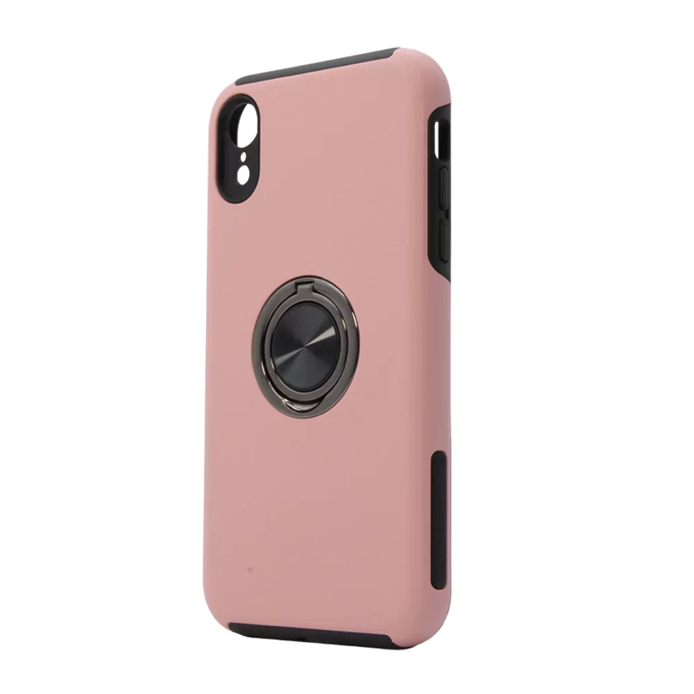 iPhone XR Metal Finger Ring Holder Back Cover