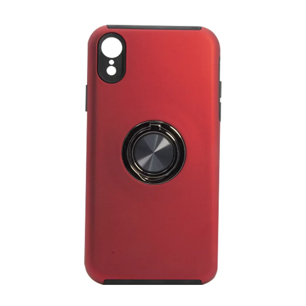 iPhone XR Metal Finger Ring Holder Back Cover