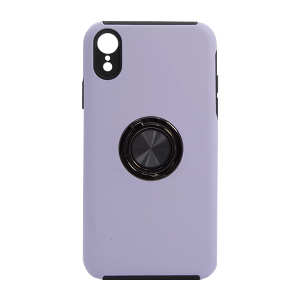 iPhone XR Metal Finger Ring Holder Back Cover