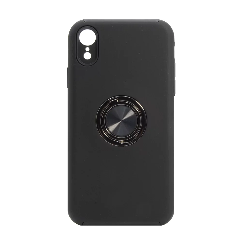 iPhone XR Metal Finger Ring Holder Back Cover