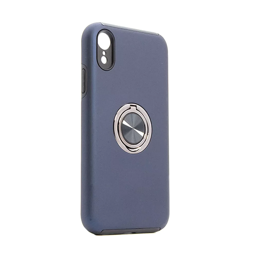 iPhone XR Metal Finger Ring Holder Back Cover