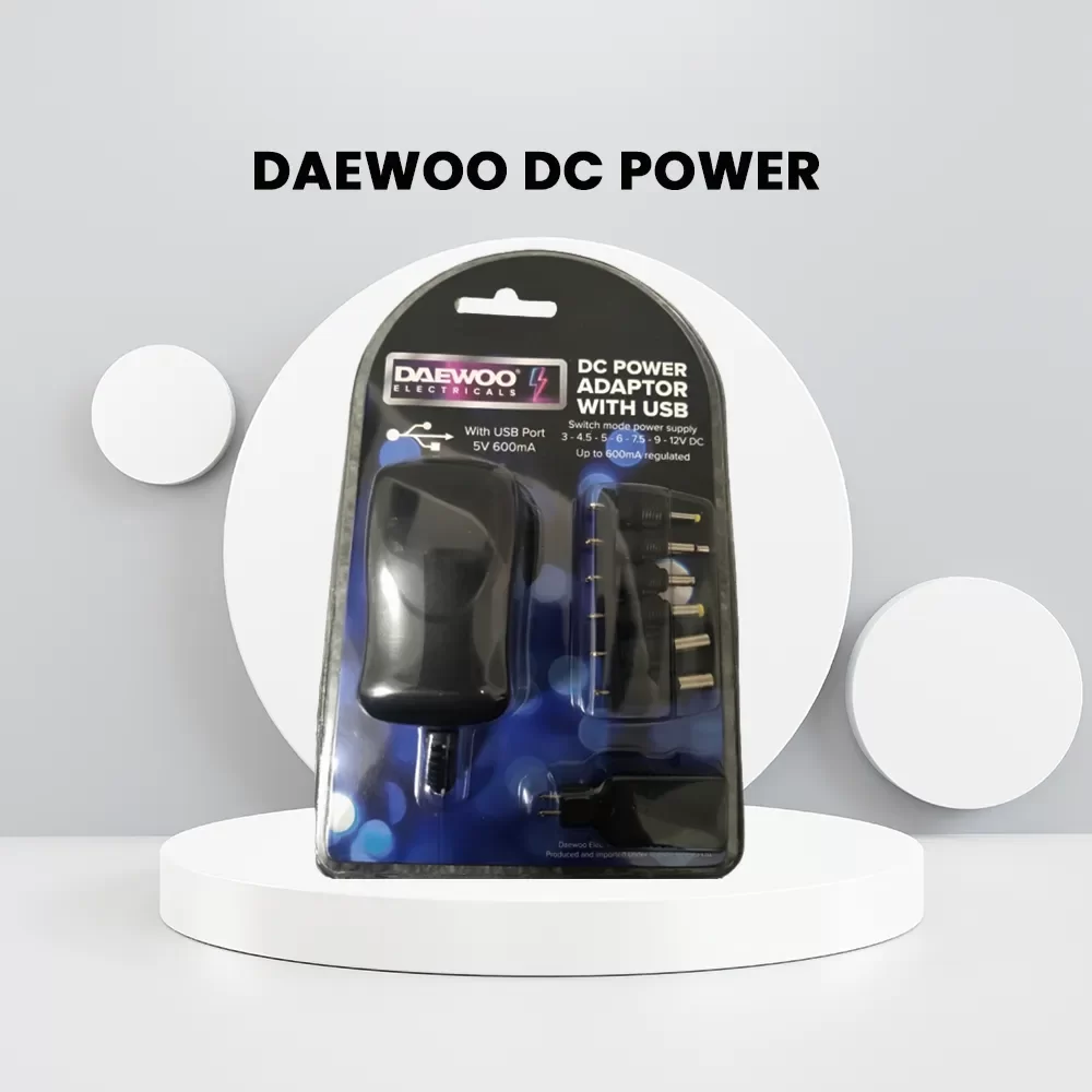 DAEWOO DC Power Adaptor with USB 600mA