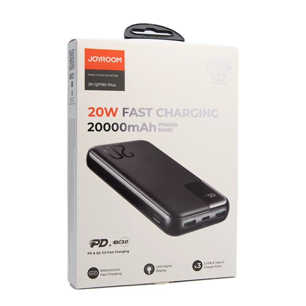 JOYROOM 20W Fast Charging Power Bank 20000mah