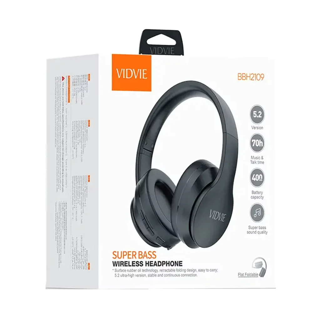 Vidvie Super Bass Wireless Headphone BBH2109