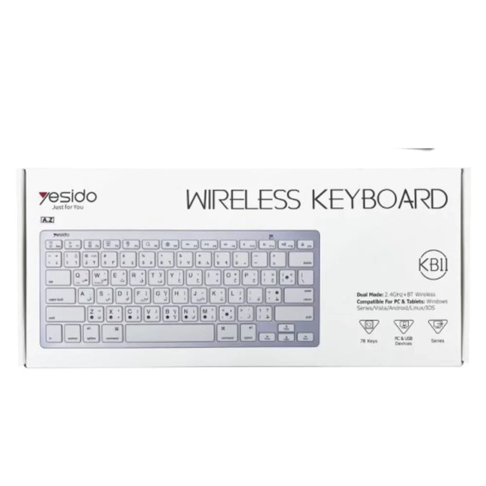 Yesido Wireless Keyboard KB11
