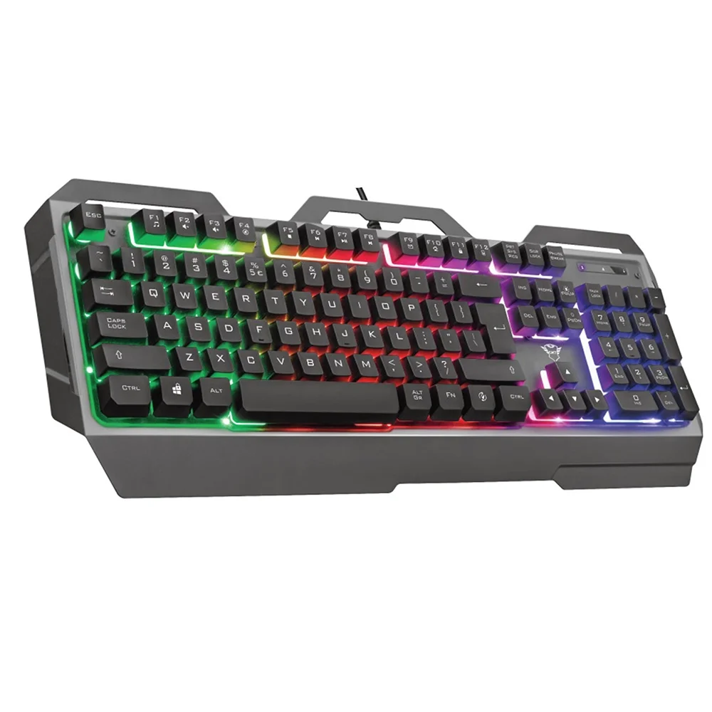 Trust GXT 856 Torac Metal Backlit Illuminated Gaming Keyboard