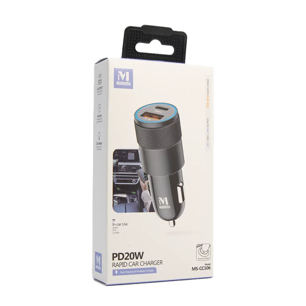 Marvers PD20w Rapid Car Charger MS-CC106