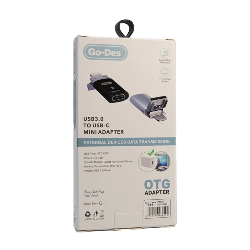 Go-Des USB 3.0 To USB-C Mini Adapter GD-CT029
