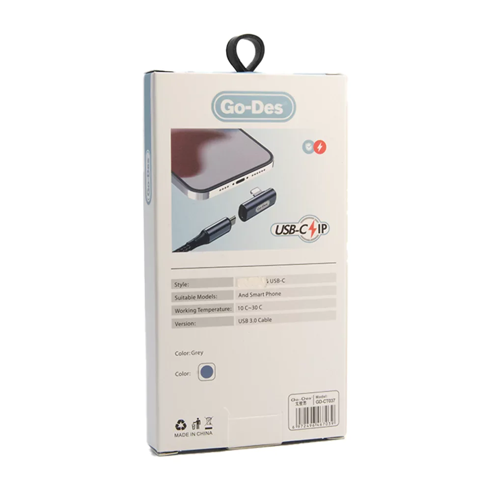 Go-Des USB-C to Lightning Connector for Charging GD-CT037