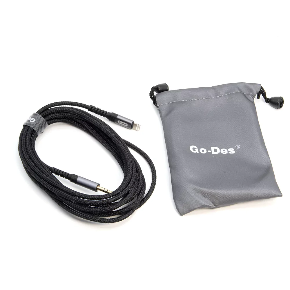 Go-Des Lightning to 3.5 Male Audio Cable GAC-271