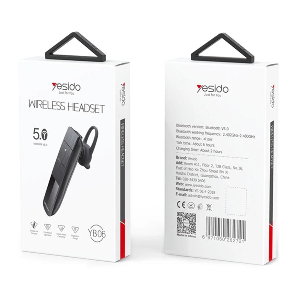 Yesido Wireless Headset YB06