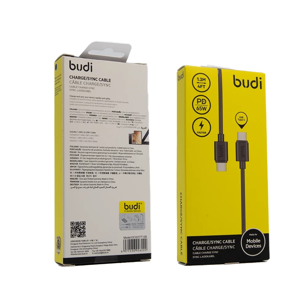 Budi Charge/Sync Cable DC023TT12B