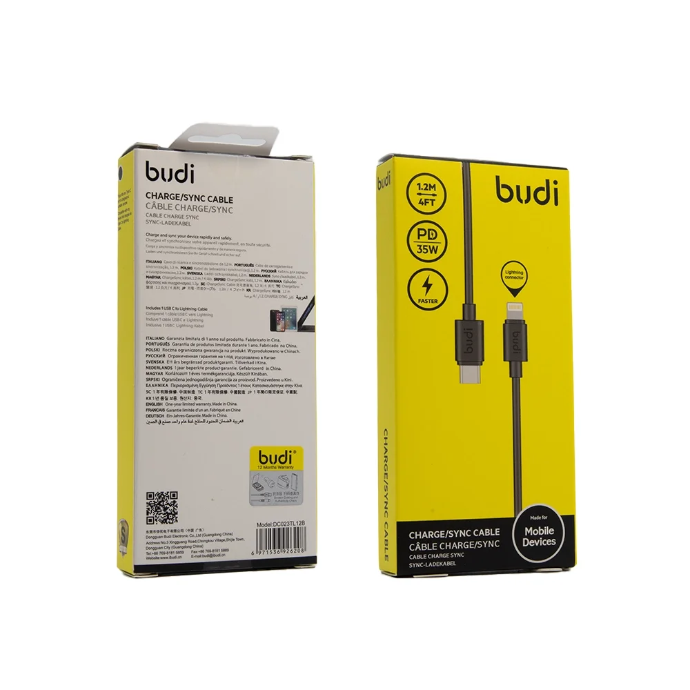Budi Charge/Sync Cable DC023TL12B