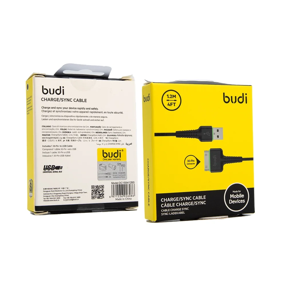 Budi Charge/Sync Cable DC150i412BS