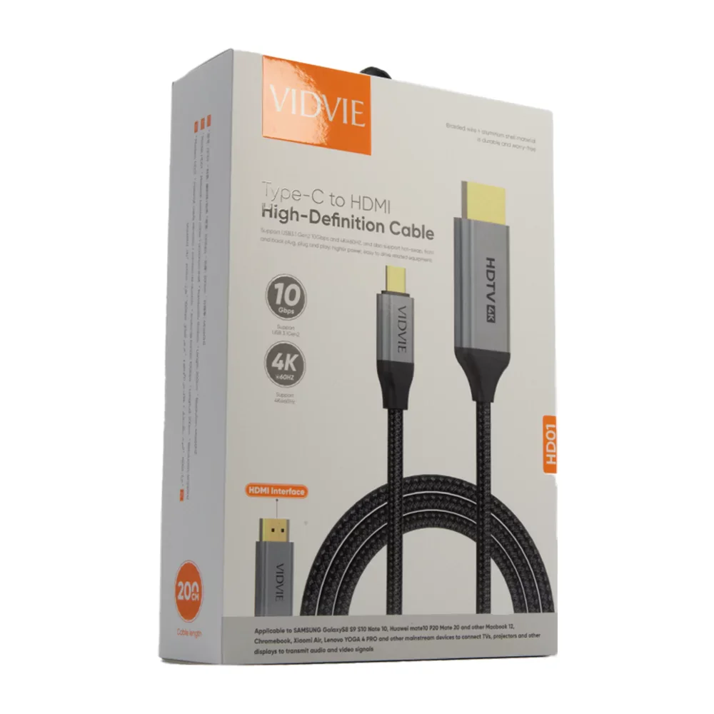 Vidvie High Definition Cable (Type-C to HDMI) HD01