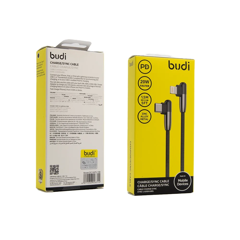 Budi Charge/Sync Cable DC199TL15B