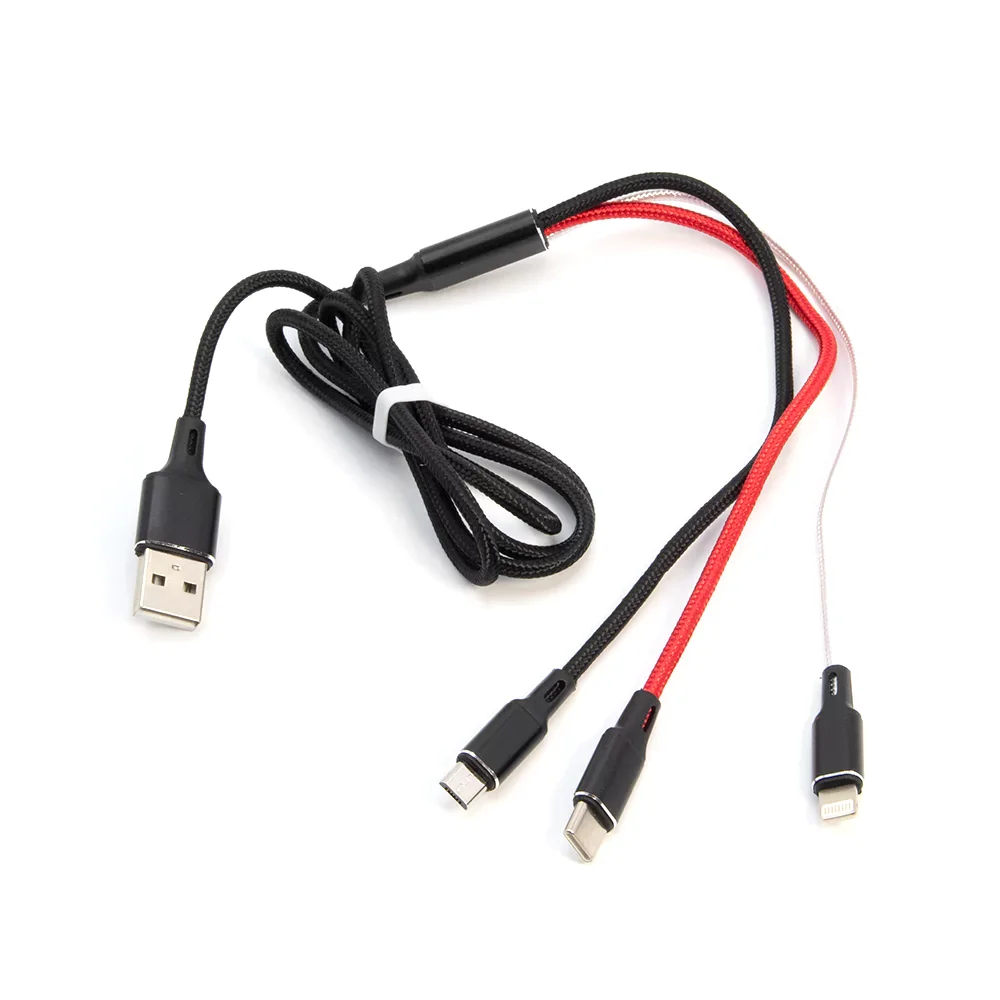 Budi 3 in 1 Charge Cable DC203A8