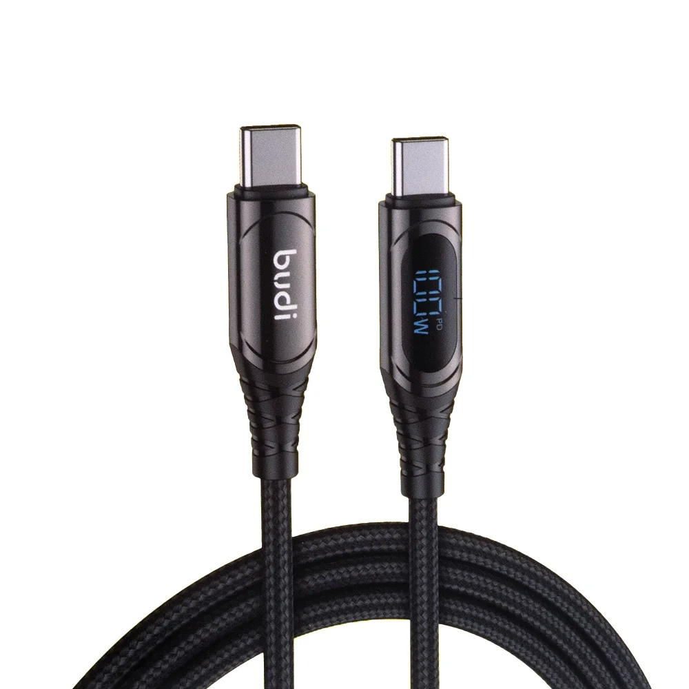 Budi PD100W Display Fast Charging Charge/Sync Cable DC229TT15B