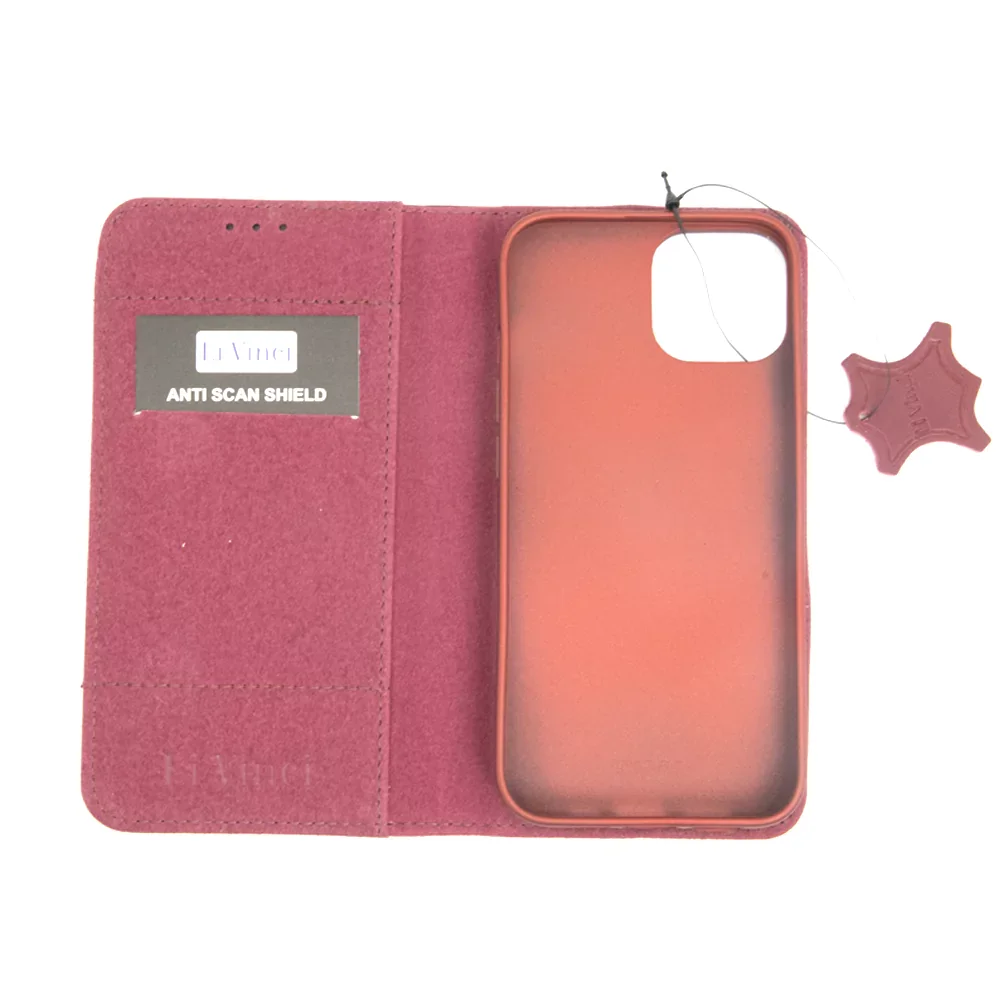Livinci 360 Original Leather Book-Style Case for iPhone 12 Pro