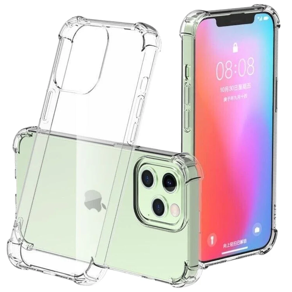 Crystal Clear iPhone 13 Case with Drop Protection