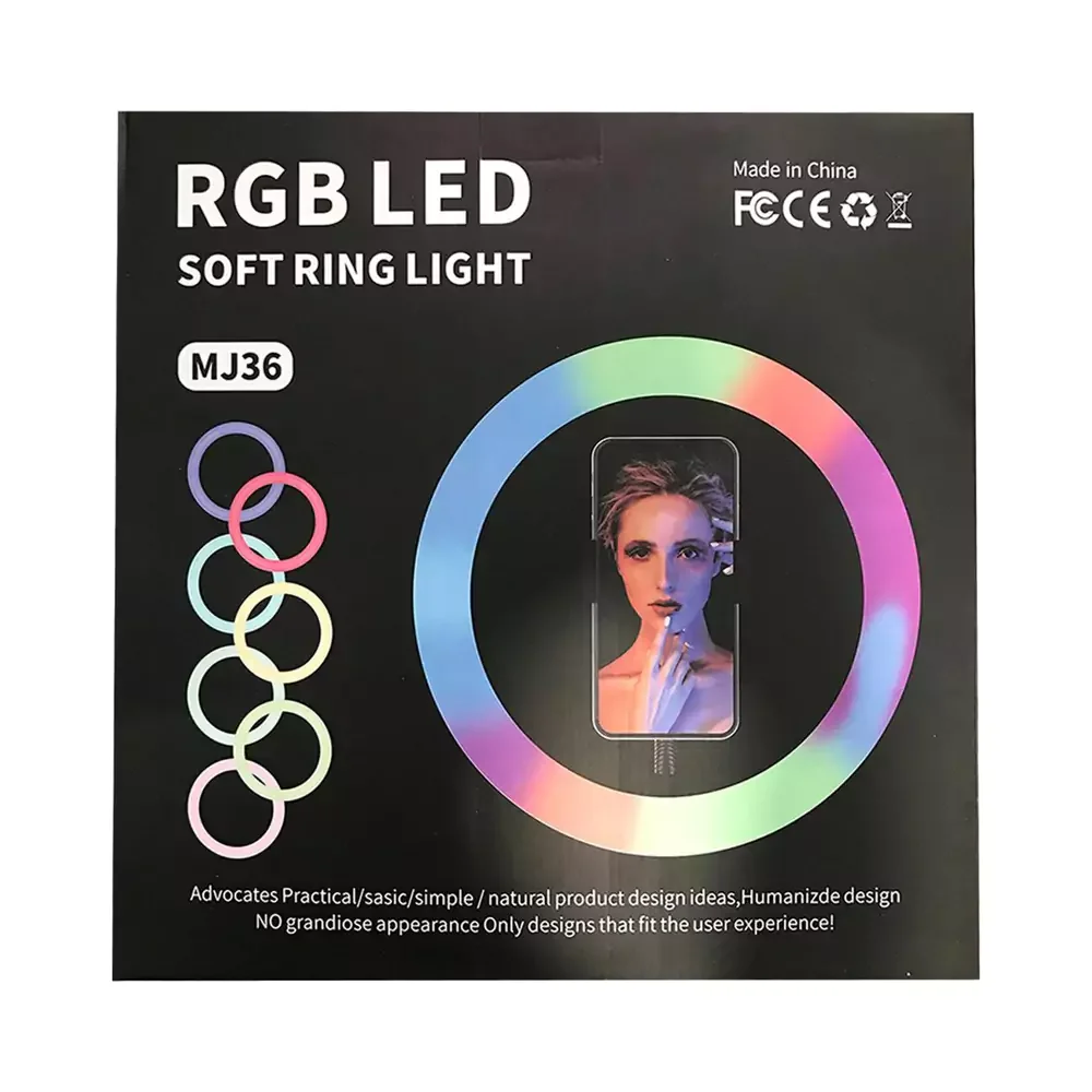 RGB Soft Ring Light MJ 36