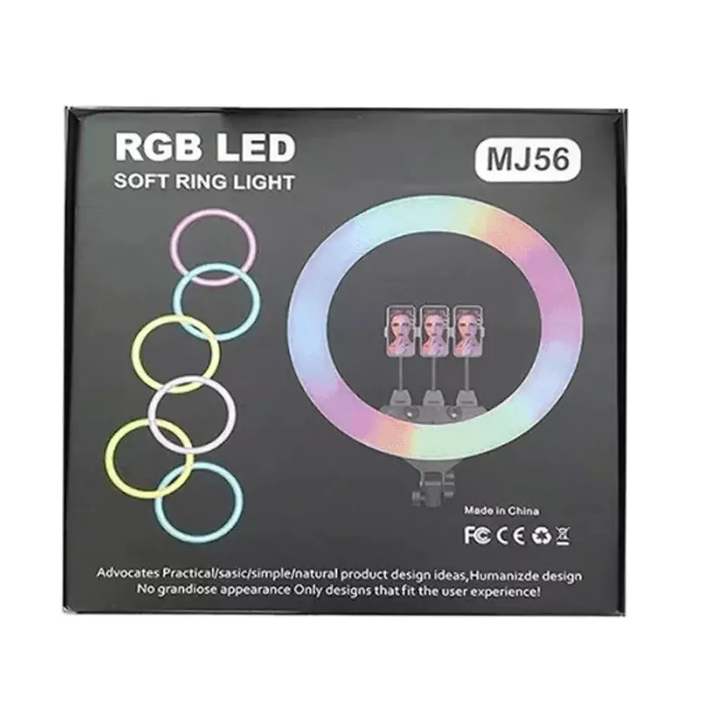 RGB LED Soft Ring Light MJ56