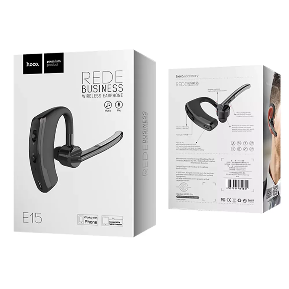 HOCO Headset E15 Rede Business wireless Earphone