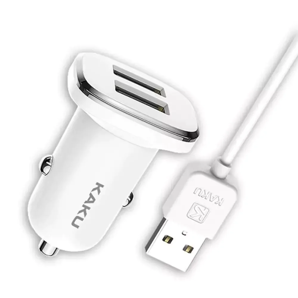KAKU Car charger 2.4A and USB cable iPhone Lightning