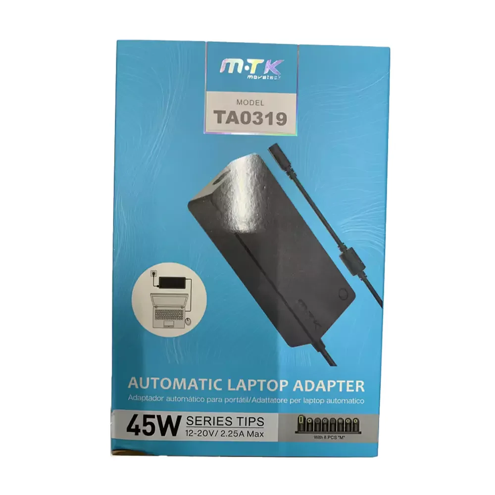 MTK Universal Charger for Laptops Automatic 45W