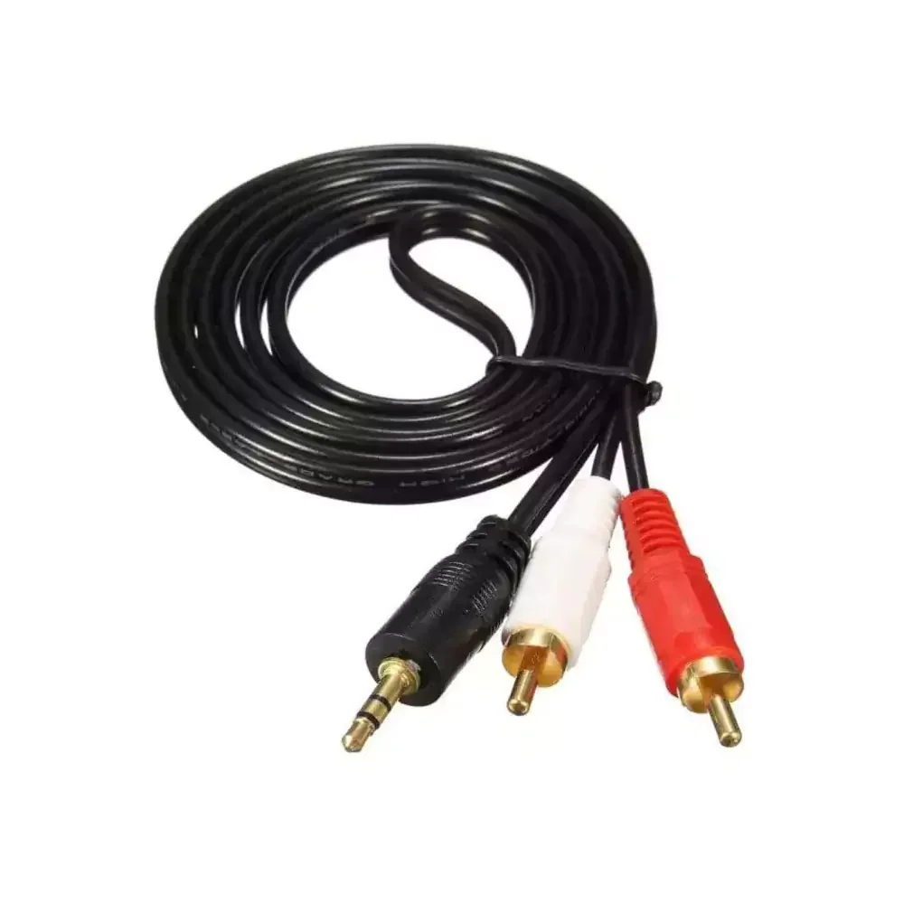 Audio Aux to 2 RCA L/R Cable 1.5M