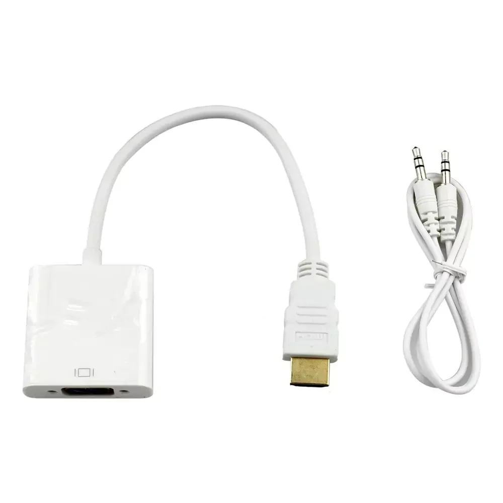 HDMI to VGA Converter and Audio Adapter Cable